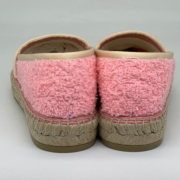 Gucci GG Logo Monogram Terry Espadrilles Flats Shoes - Picture 6 of 16